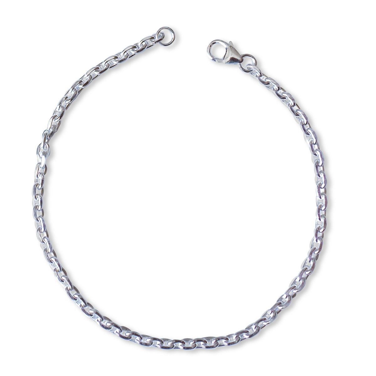 COGGIOLA - Pulsera Eslabón Limado Grande Plata Fina 925