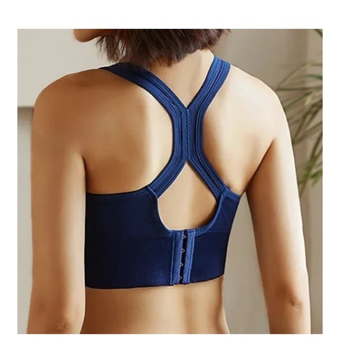 OFERTABKN - Sosten Deportivo Elasticado Mujer Peto Sujetador Azul