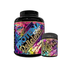 ITALO GROTTINI - CREATINA MONOHIDRATADA 300 GR PACK PROTEÍNA WHEY TORTA 3 LECHES 5 LB