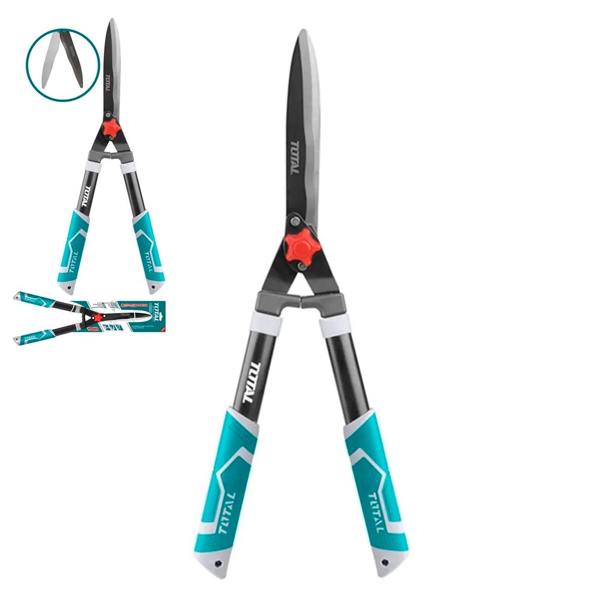 TOTAL TOOLS - Tijera Corta Pasto Arbusto Jardín 22 Pulgadas Tht1516301