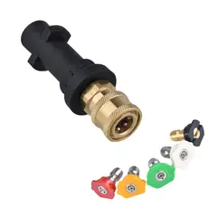 GENERICO - Set Adaptador 5 Boquillas Para Hidrolavadora Karcher K2 - K7