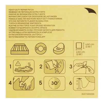 Imagen 2 del producto Set 10 Parches De Reparacion Piscinas Estructurales Inflables