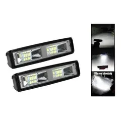 GENERICO - Barra Focos Neblineros Led Blanco 24w Auto Moto 215112
