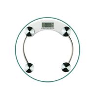 Balanza Peso Báscula Digital De Baño Vidrio 180k Redonda