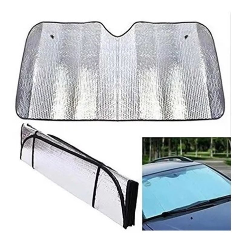 GENERICO - Cortina Parasol Parabrisas Autos O Camion 60x130cm / 215084