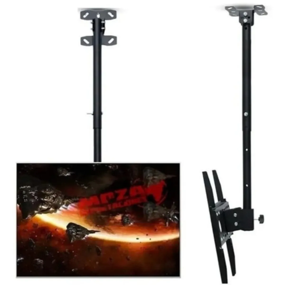 ANGELES DEL HOGAR - Soporte Para Tv Techo O Pared Ajustable Base 26 A 60 Pulgas