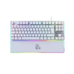 NEWSKILL - Teclado Gamer Gungnyr Pro Ivory RGB Switch Gateron Red