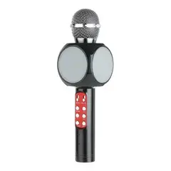 GENERICO - Microfono Inalambrico Karaoke Bocina Bluetooth Fm Radio Led 240066