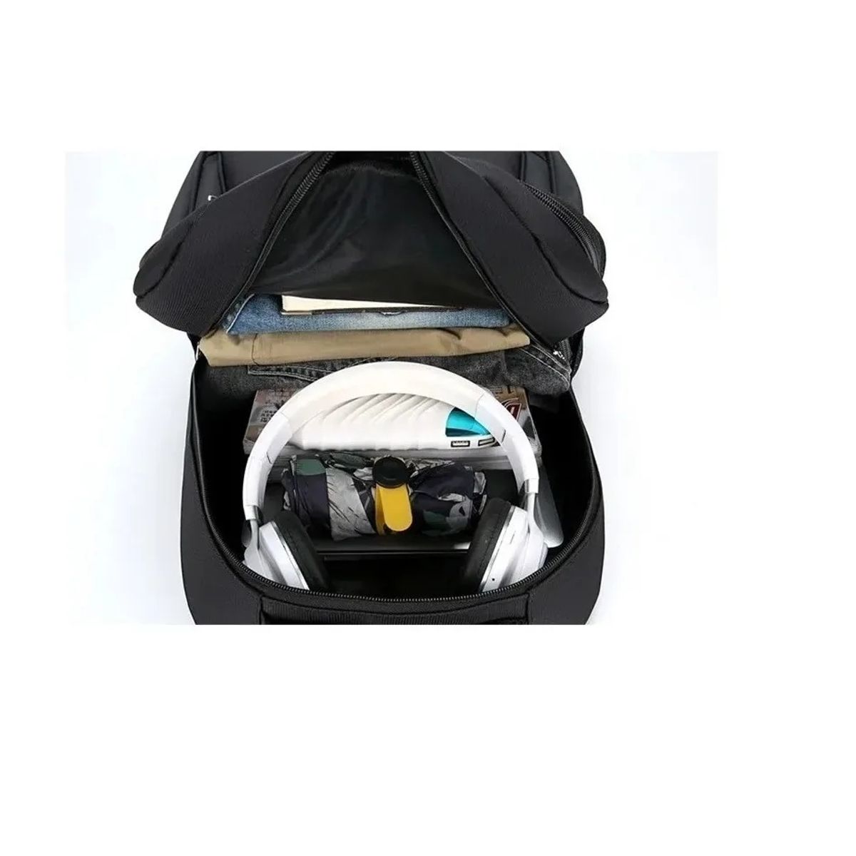 CARIBEE - Mochila Unisex Impermeable Gran Capacidad Negro