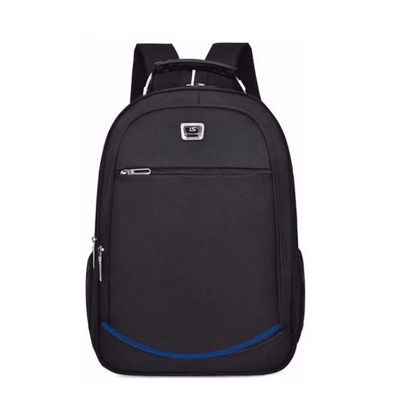 CARIBEE - Mochila Unisex Impermeable Gran Capacidad Raya Azul