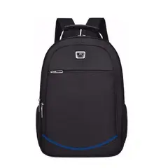 CARIBEE - Mochila Unisex Impermeable Gran Capacidad Raya Azul