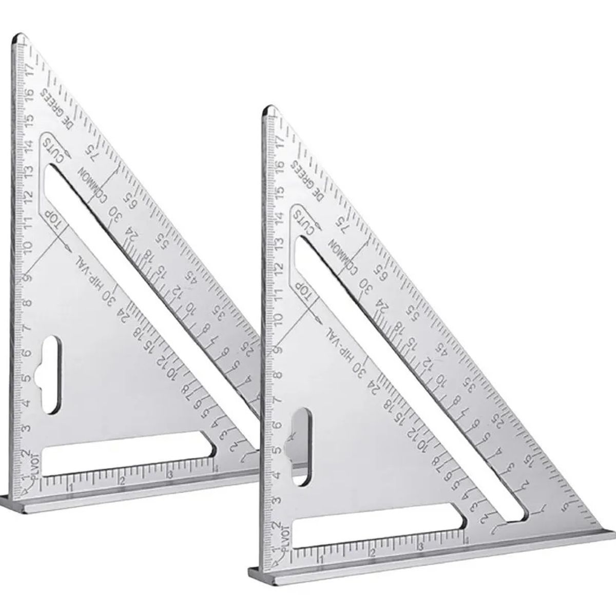 EOLAND - X2 Escuadras Combinada Escuadra Rapida Aluminio Triangular
