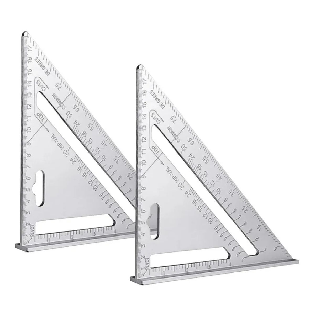 EOLAND - X2 Escuadras Combinada Escuadra Rapida Aluminio Triangular