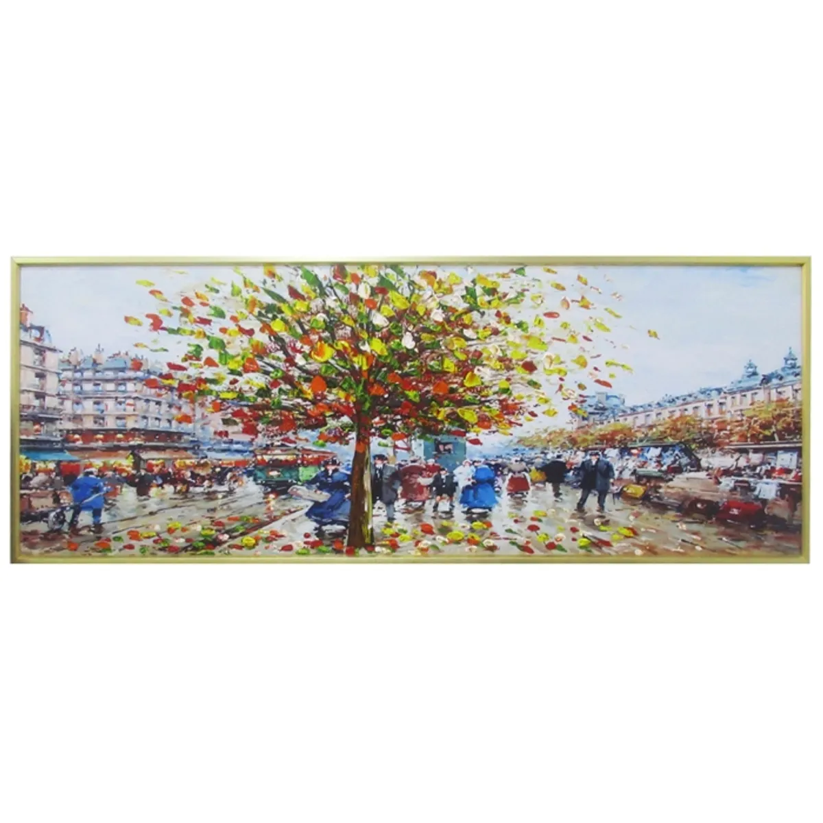 MSA MUEBLES SANTA ANA - CUADRO PASEO POR LA AVENIDA (150 x 4 x 47 cm)