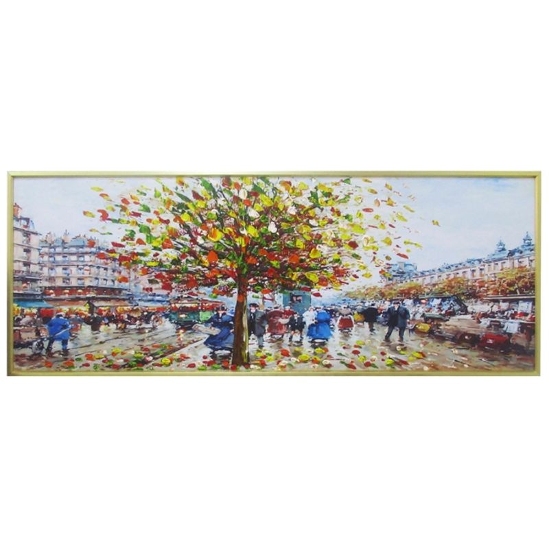 GENERICO - CUADRO PASEO POR LA AVENIDA (150 x 4 x 47 cm)