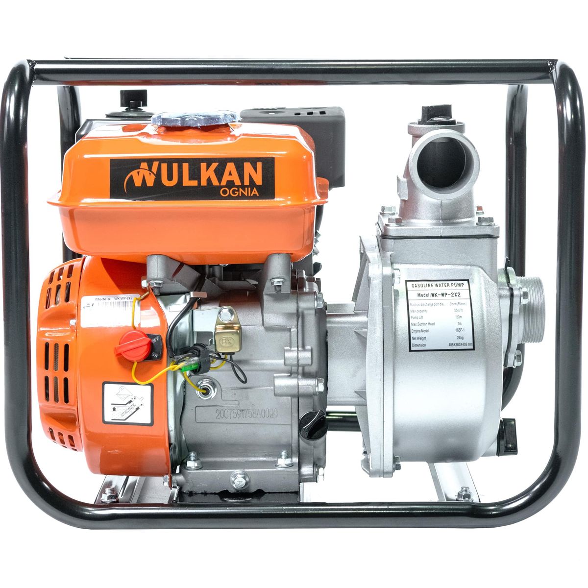WULKAN OGNIA - Motobomba Alta Presión 2x2 6.5HP 600L/min Wulkan WK-WP-2X2