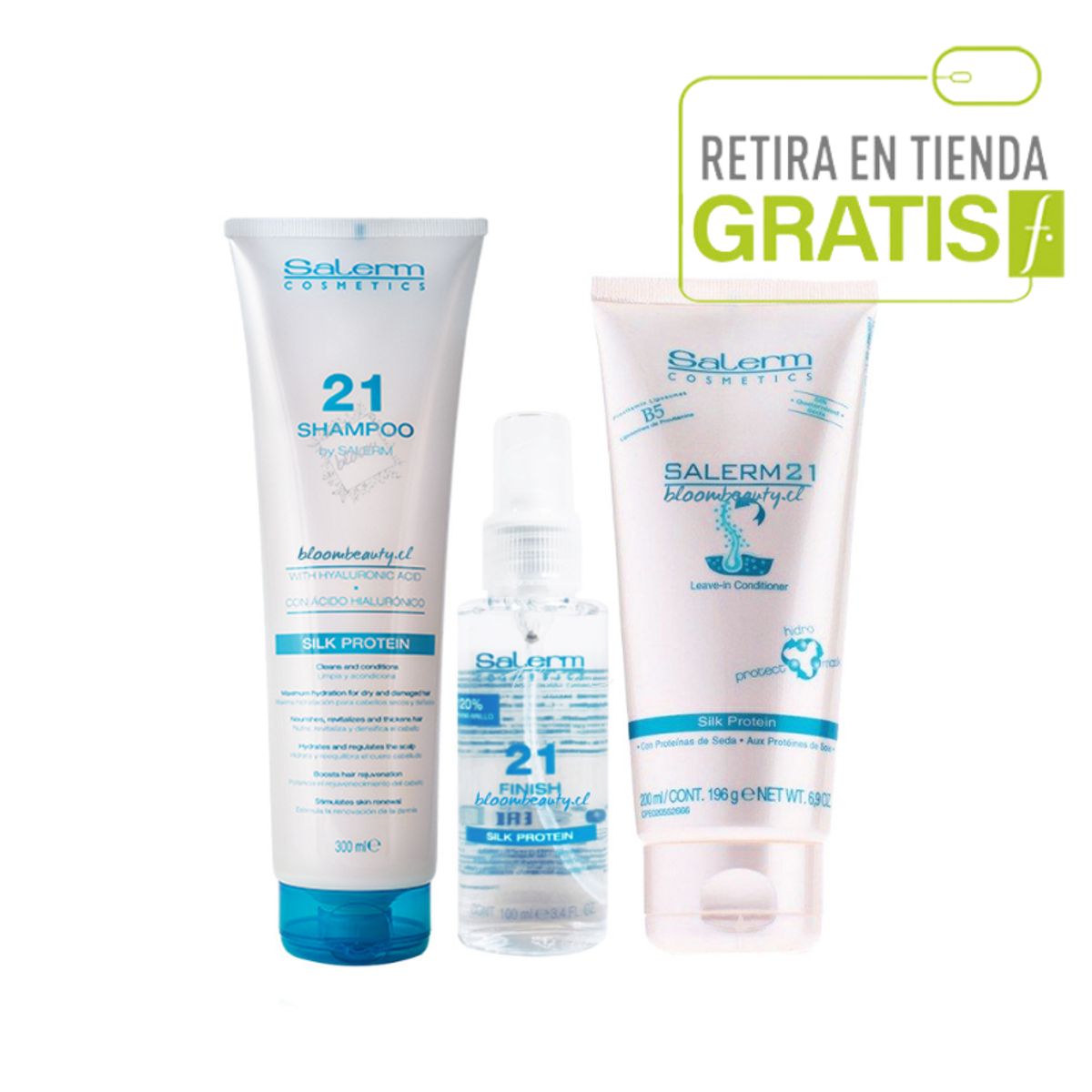 SALERM - SALERM 21 Kit Shampoo+  Finish+  Crema 200 ML.-