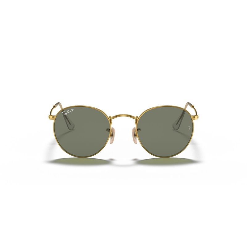 RAY BAN - Anteojos De Sol Ray-Ban RB3447 Round Metal Dorado Hombre