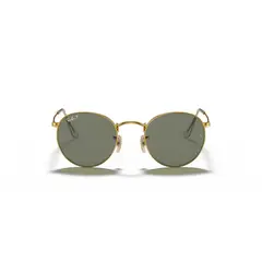 RAY BAN - Anteojos De Sol Ray-Ban RB3447 Round Metal Dorado Hombre