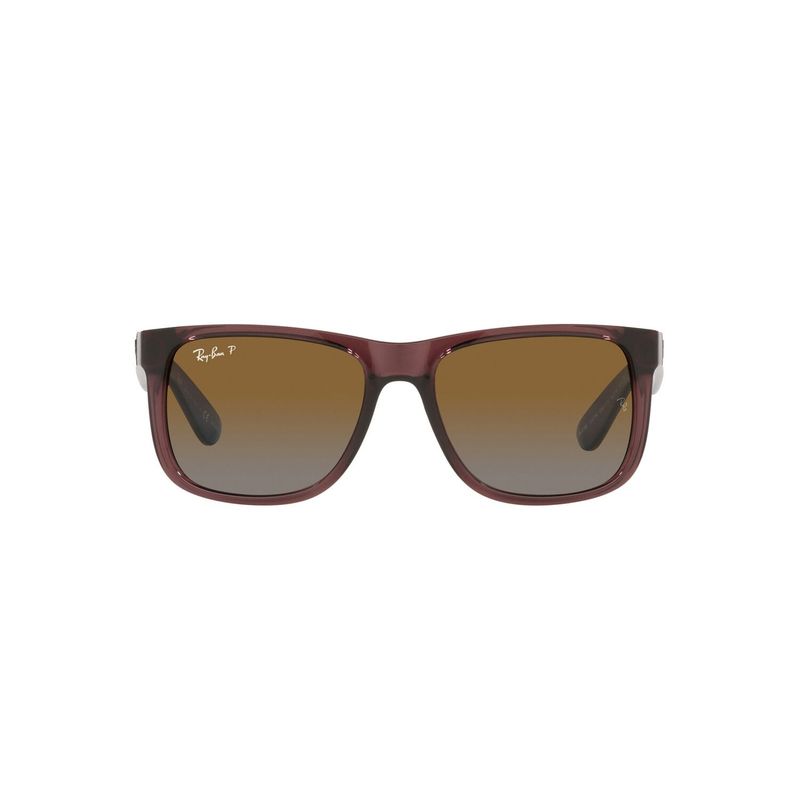 RAY BAN - Anteojos De Sol Ray-Ban RB4165 Justin Café Hombre