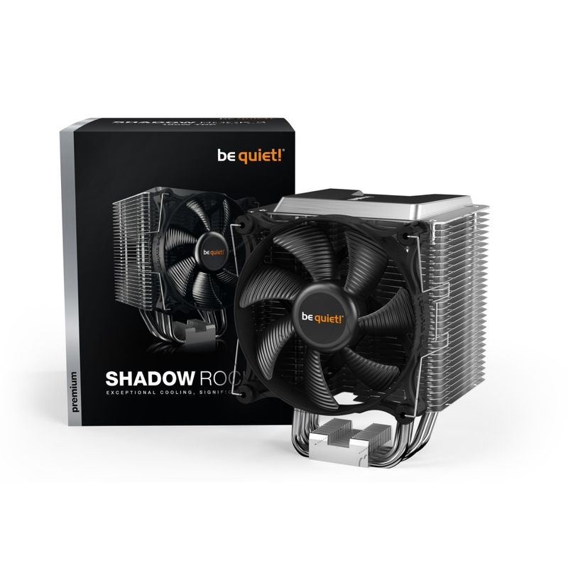 BE QUIET - Disipador be quiet! SHADOW ROCK 3, 5 high-performance 6mm heatpipes
