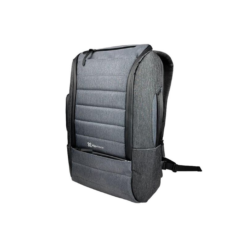 KLIPXTREME - Mochila notebook KlipXtreme 15.6 antirobo carga KNB-901 - Gris - KNB-901GB