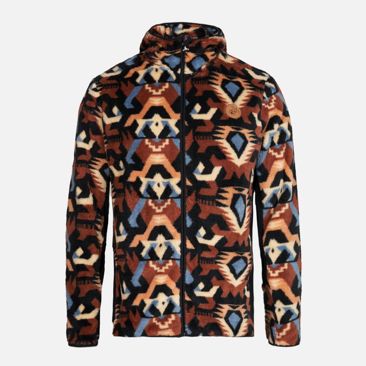 HAKA HONU - Chaqueta Hombre Calur-Oso Print Terracota Haka Honu