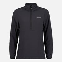 Poleron Mujer Del Sur 1/4 Zip Sin Capucha Negro