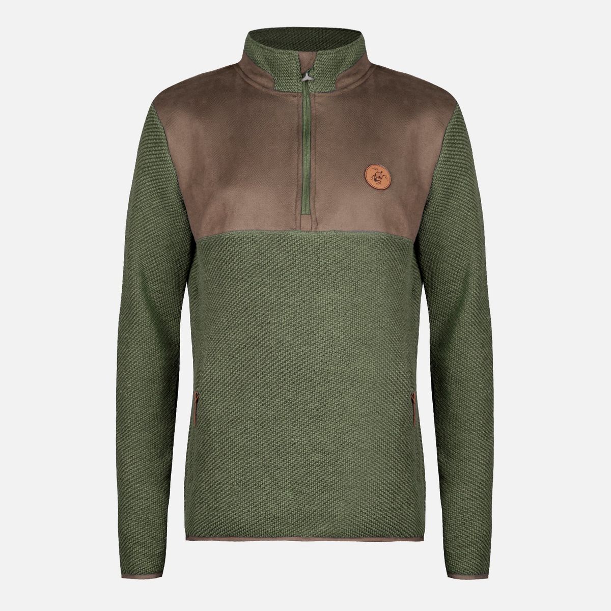 HAKA HONU - Poleron Hombre Emiliodon Verde Militar Haka Honu