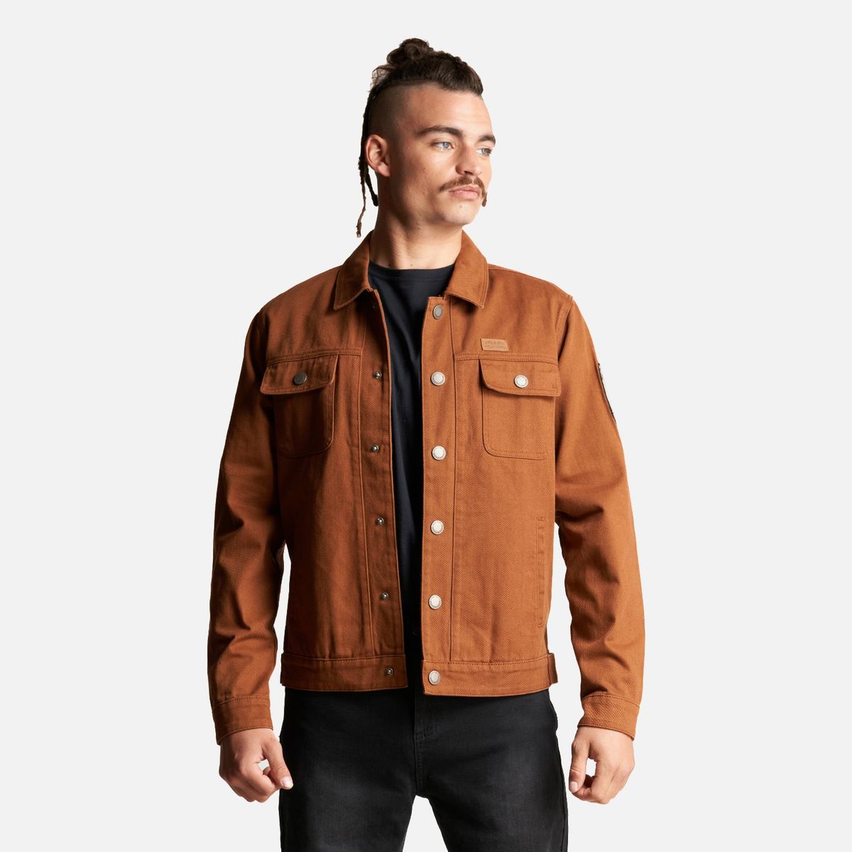 HAKA HONU - Chaqueta Hombre James Jeans Terracota Haka Honu