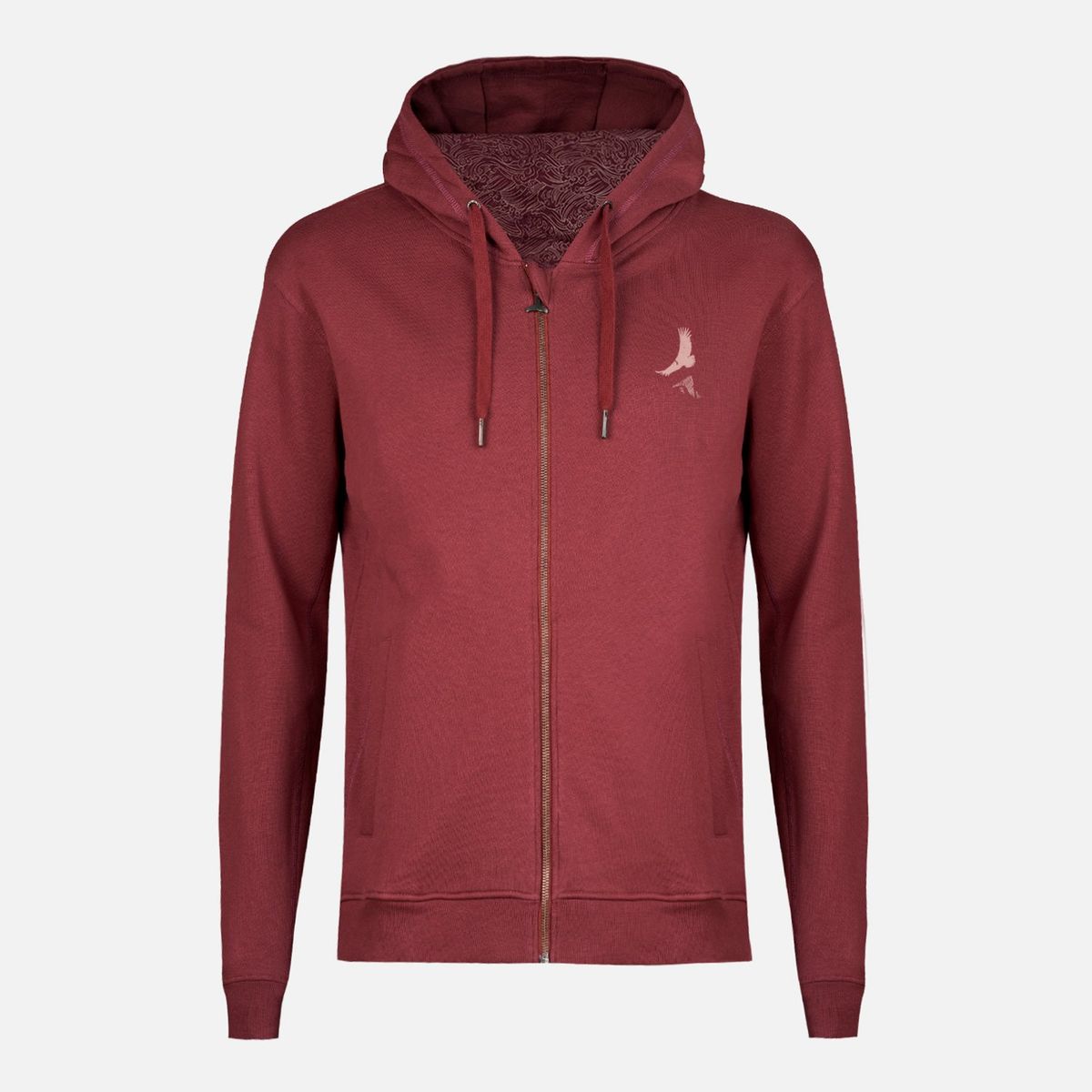 HAKA HONU - Poleron Hombre Ninja Burdeo Haka Honu