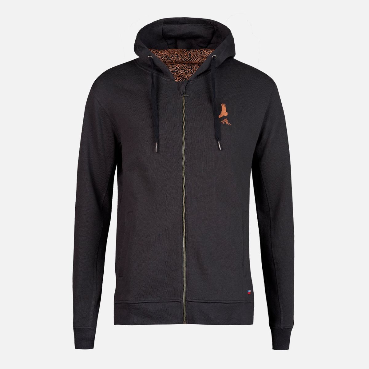 HAKA HONU - Poleron Hombre Ninja Negro Haka Honu