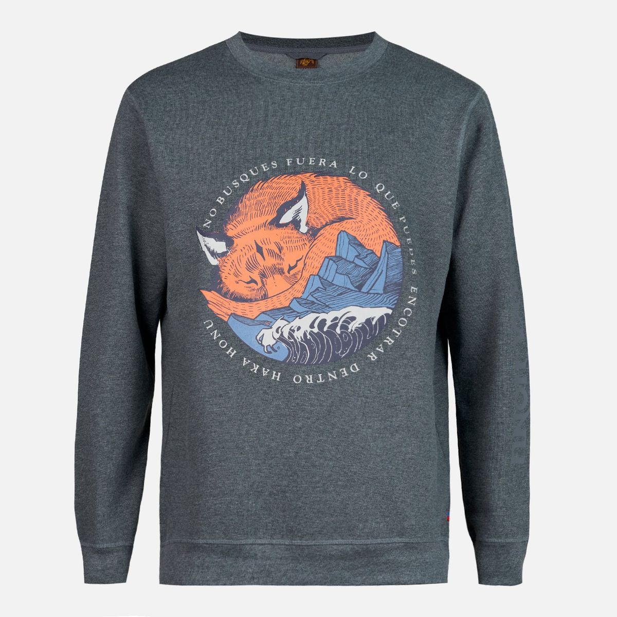 HAKA HONU - Poleron Hombre Peliculyon Negro Haka Honu