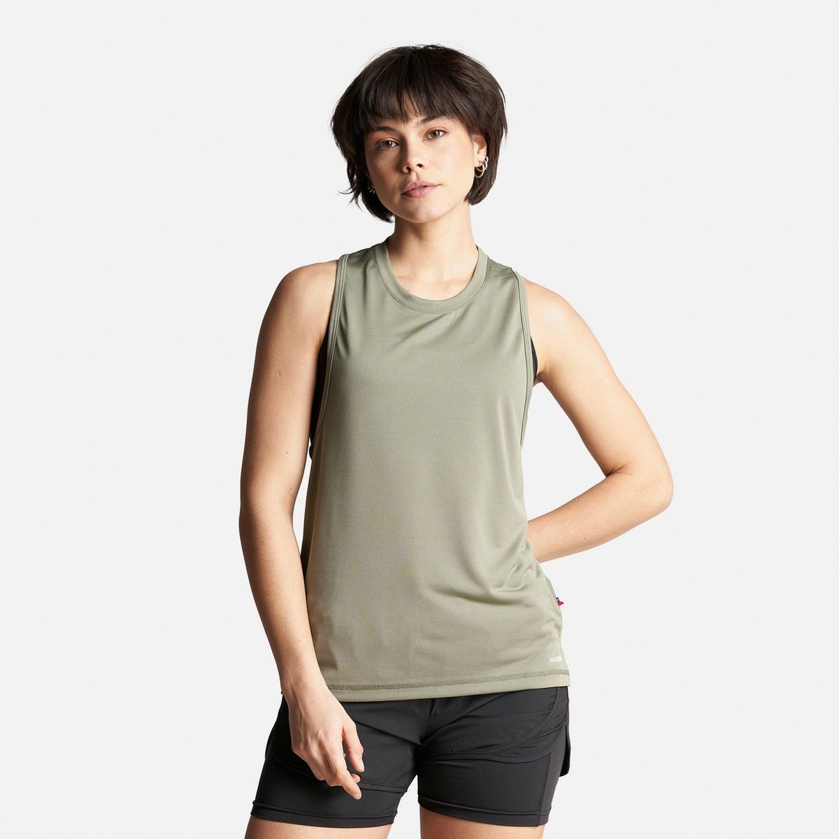 HAKA HONU - Polera Mujer Sudala Oliva Haka Honu