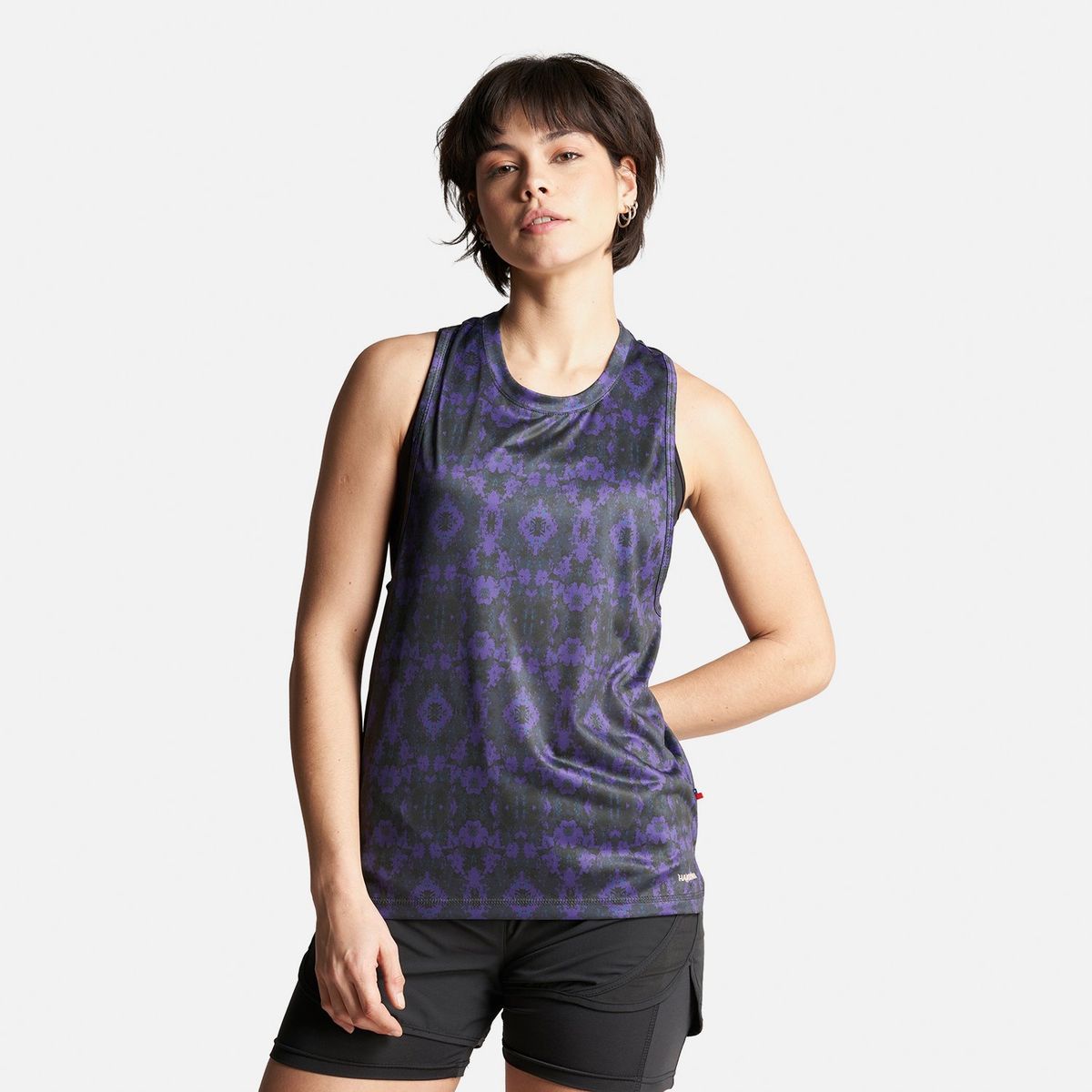 HAKA HONU - Polera Mujer Sudala Print Morado Haka Honu