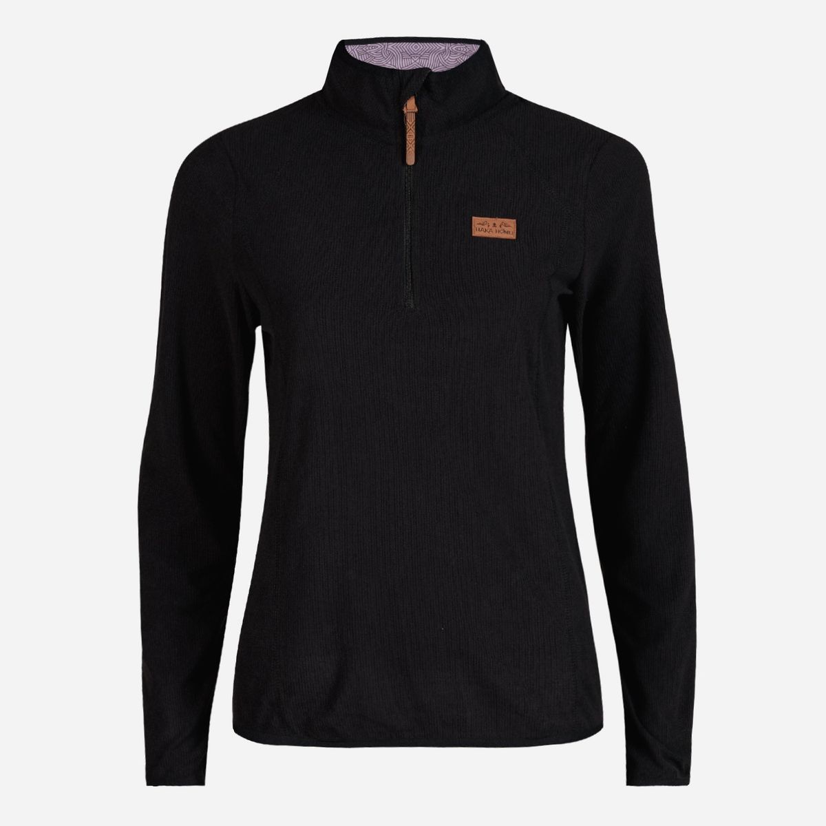 HAKA HONU - Poleron Mujer Taina Negro Haka Honu
