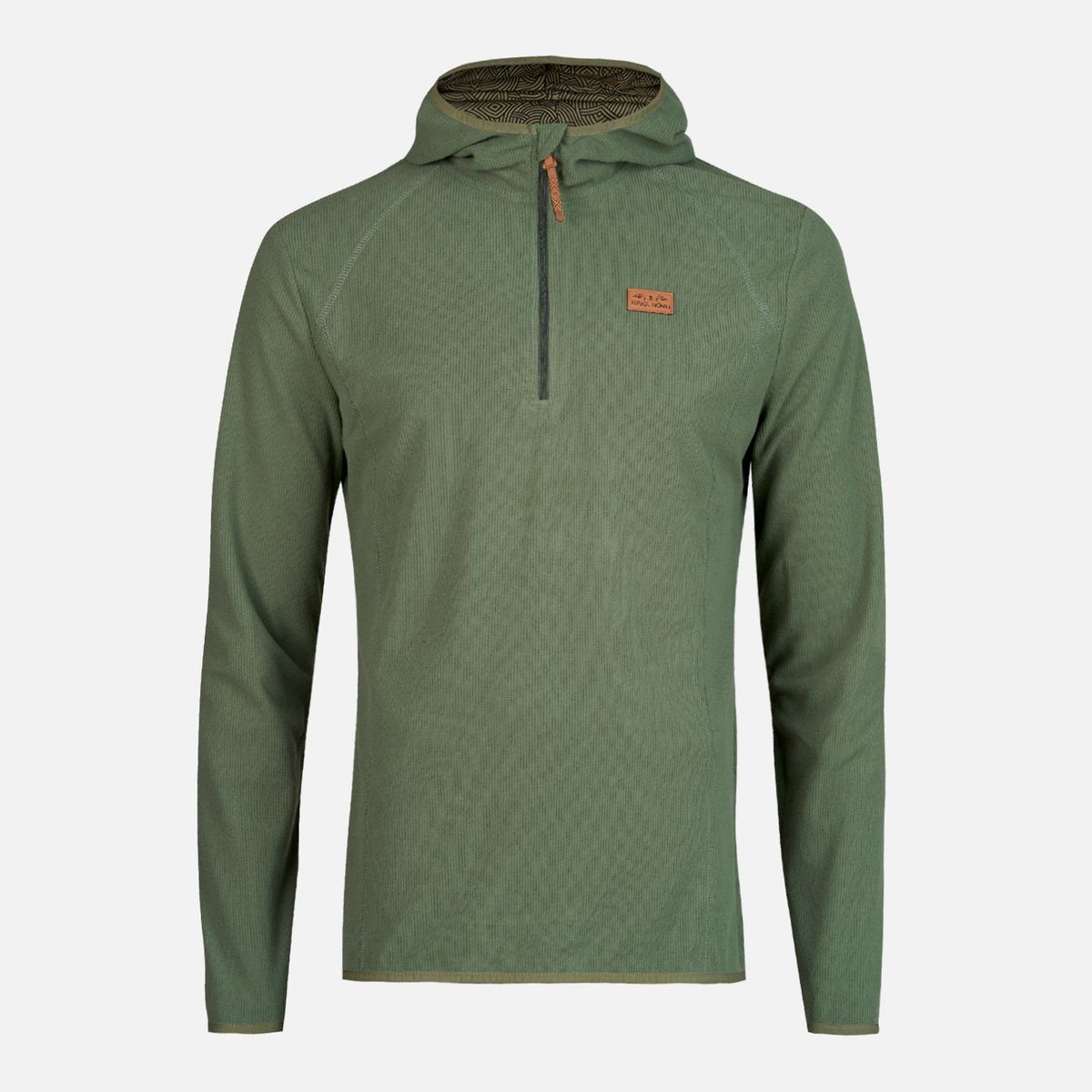 HAKA HONU - Poleron Hombre Taina Nui Verde Militar Haka Honu