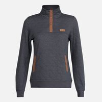 Poleron Mujer Tokerau Insulado Melange Negro