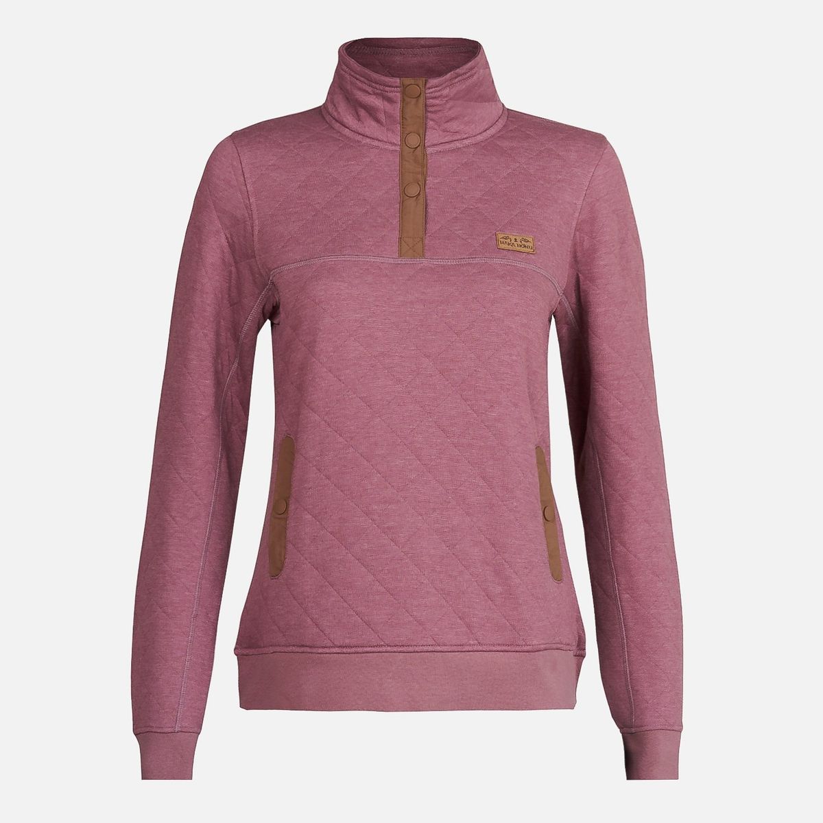 HAKA HONU - Poleron Mujer Tokerau Insulado Palo Rosa Haka Honu