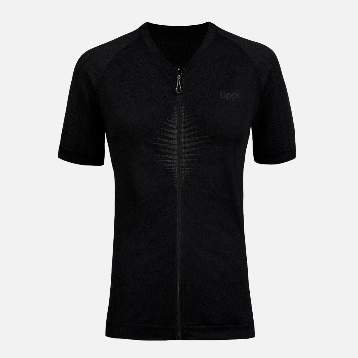 LIPPI - Polera Mujer Be-Bike Seamless Shirt Negro Lippi