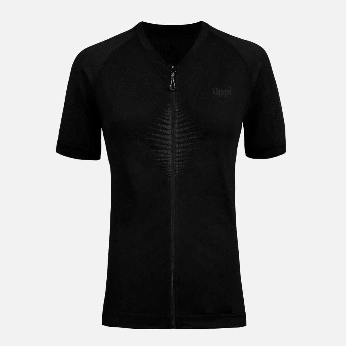 LIPPI - Polera Mujer Be-Bike Seamless Shirt Negro Lippi
