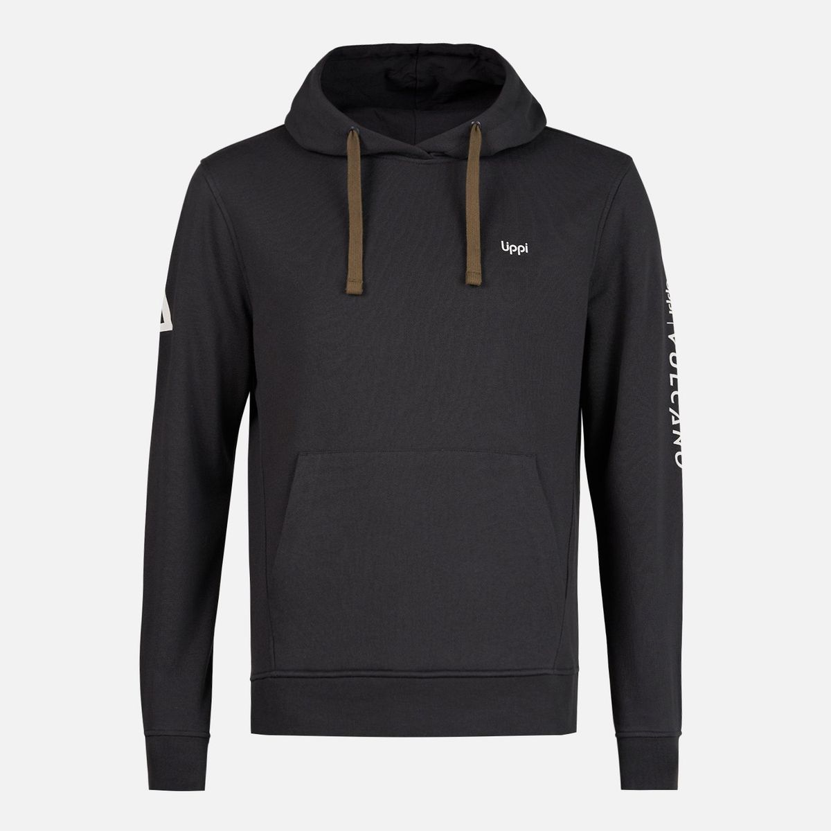 LIPPI - Poleron Hombre Insigne Vulcano Hoody Sweatshirt Negro Lippi