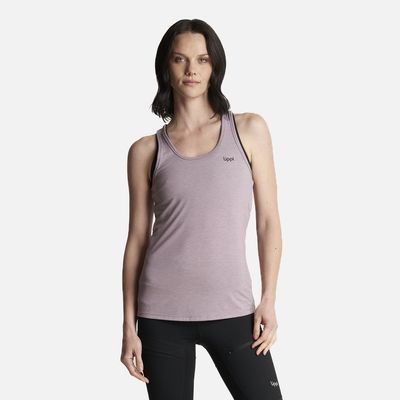 Imagen 2 del producto Polera Mujer Summit UV-Stop Tank Melange Malva