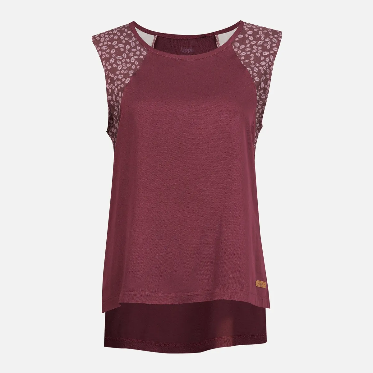 LIPPI - Polera Mujer Sunset T-Shirt Burdeo Lippi