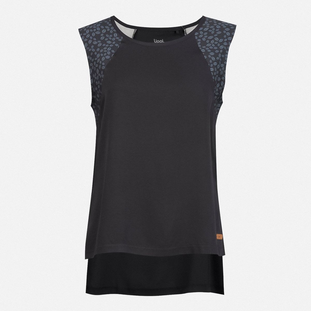 LIPPI - Polera Mujer Sunset T-Shirt Negro Lippi