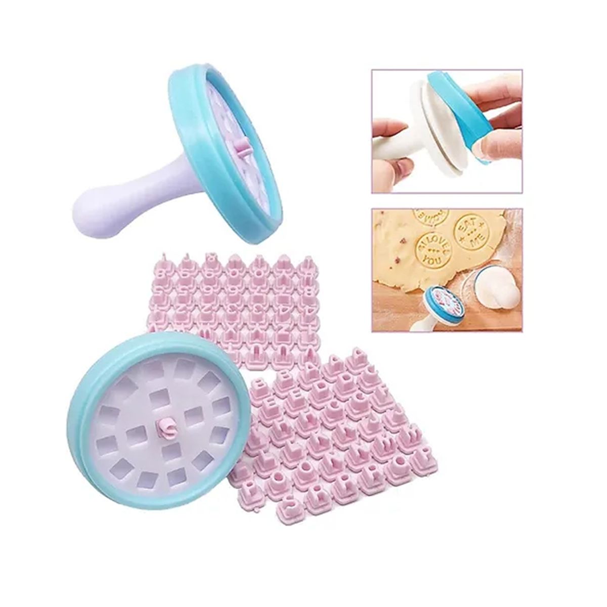 GENERICO - Marcador para Estampar Letras y Números Redondo