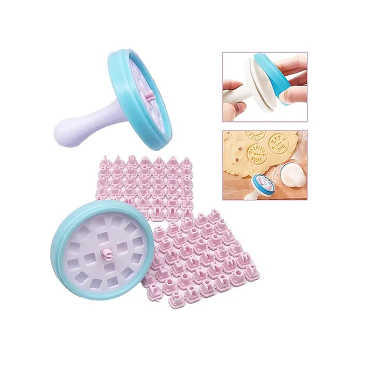 GENERICO - Marcador para Estampar Letras y Números Redondo