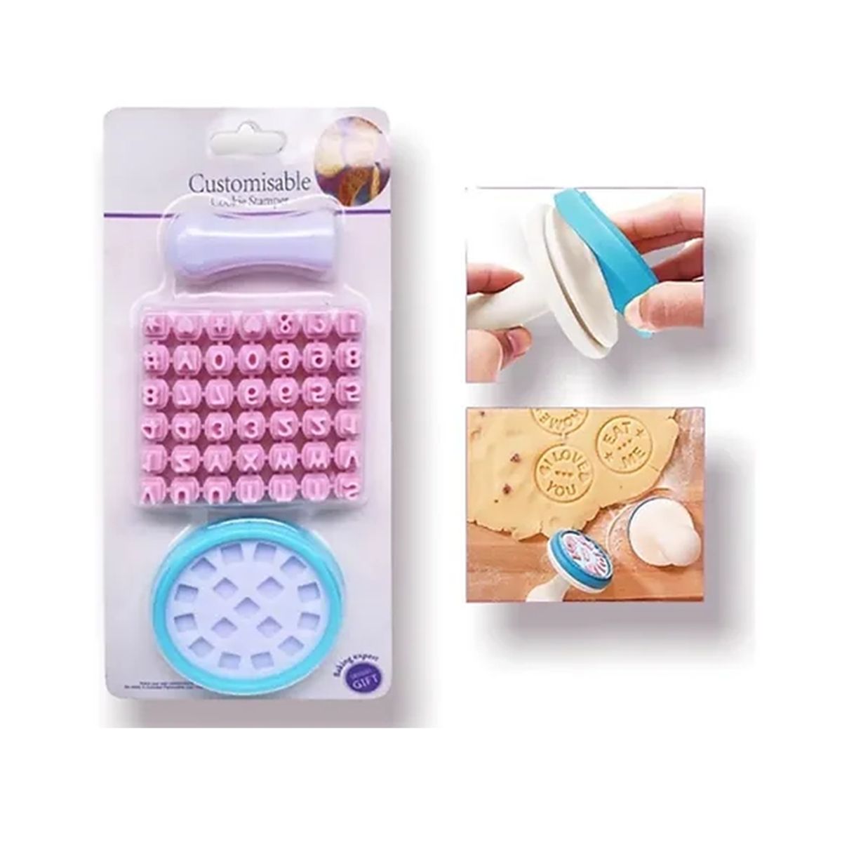 GENERICO - Marcador para Estampar Letras y Números Redondo