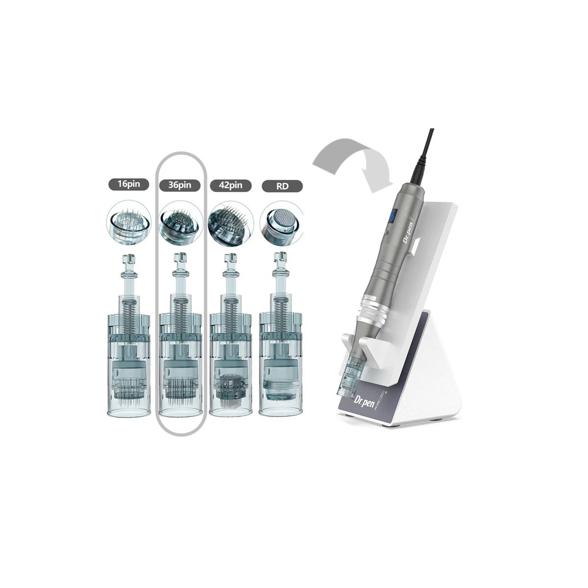 GENERICO - Cartucho Dermapen Dr. Pen M8 36 Pines Pack 10