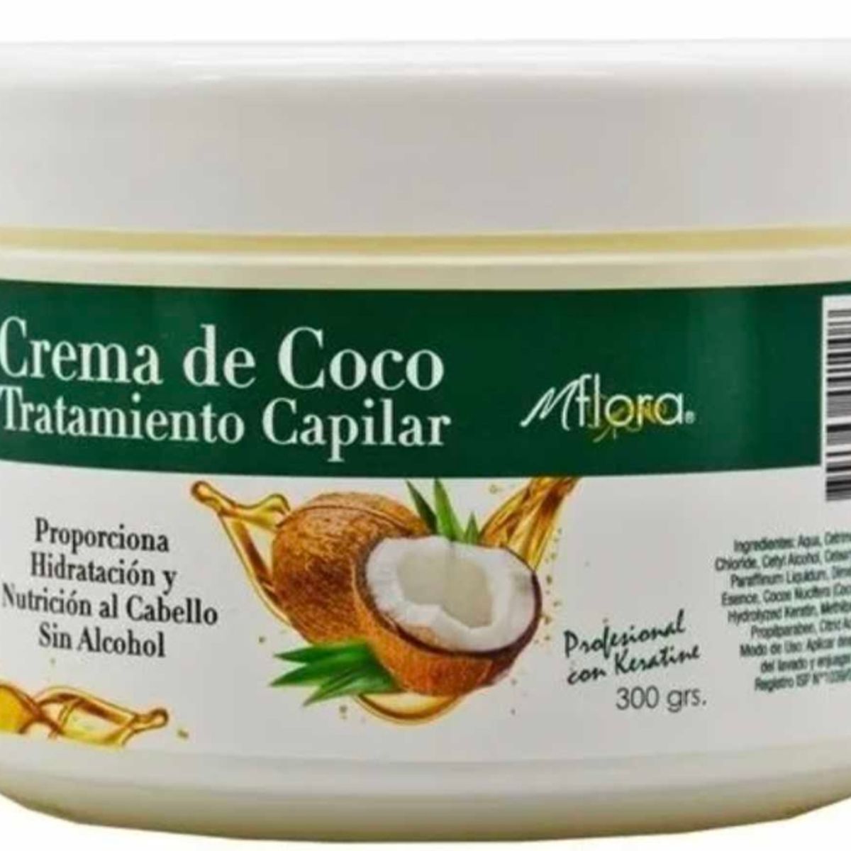 GENERICO - Crema Capilar De Coco Hidratante Capilar 300gr